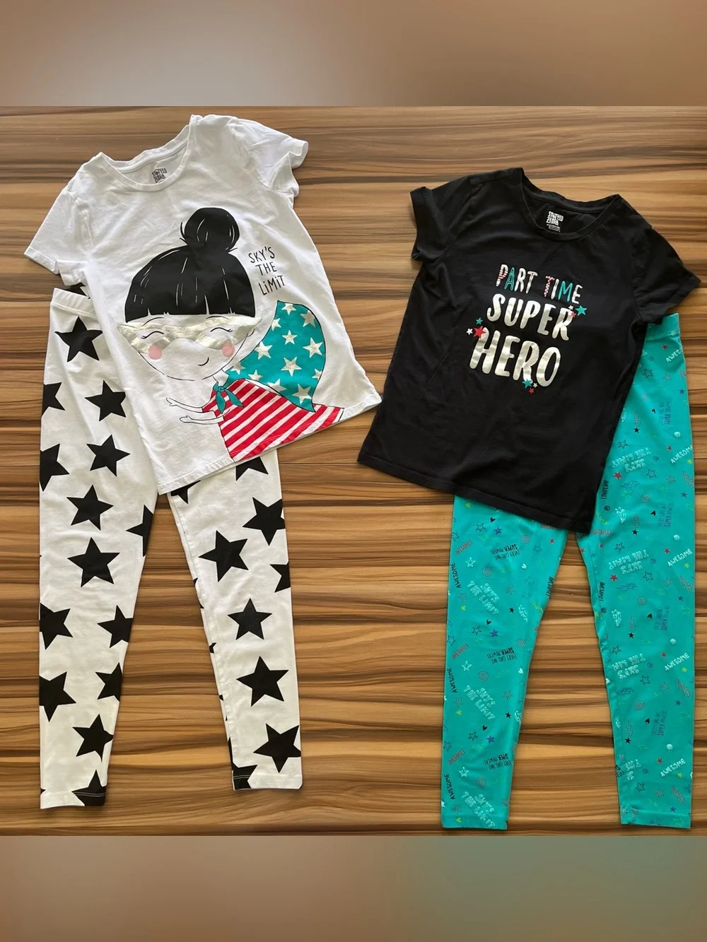 Girls Clothes 24 Piece Bundle Amazon Spotted Zebra Leggings Outfits Size XL(12)